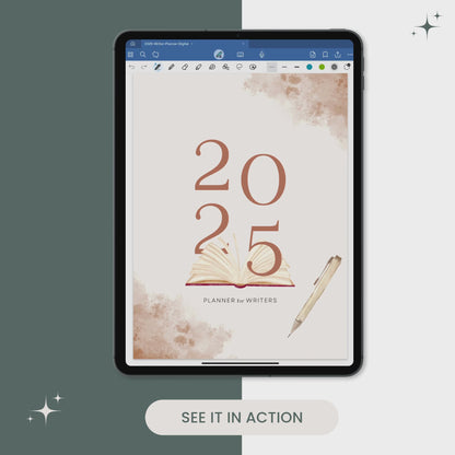 2025 Digital Planner for Writers